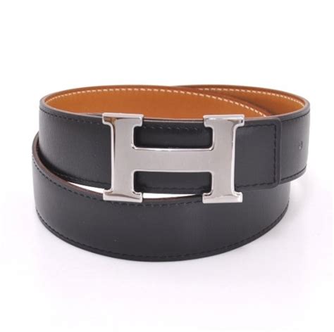 hermes black womens belt|black hermes belt silver buckle.